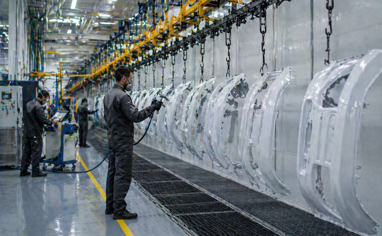 VKS Pintura Líquida · Pintura Líquida Industrial de Alta Gama para Piezas de Plástico en Teruel